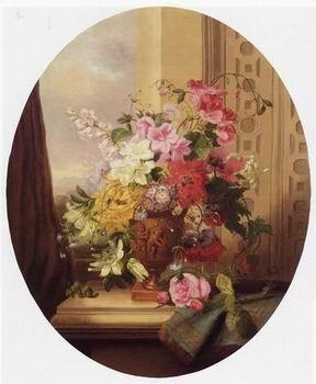 unknow artist Floral, beautiful classical still life of flowers 019 oil painting image